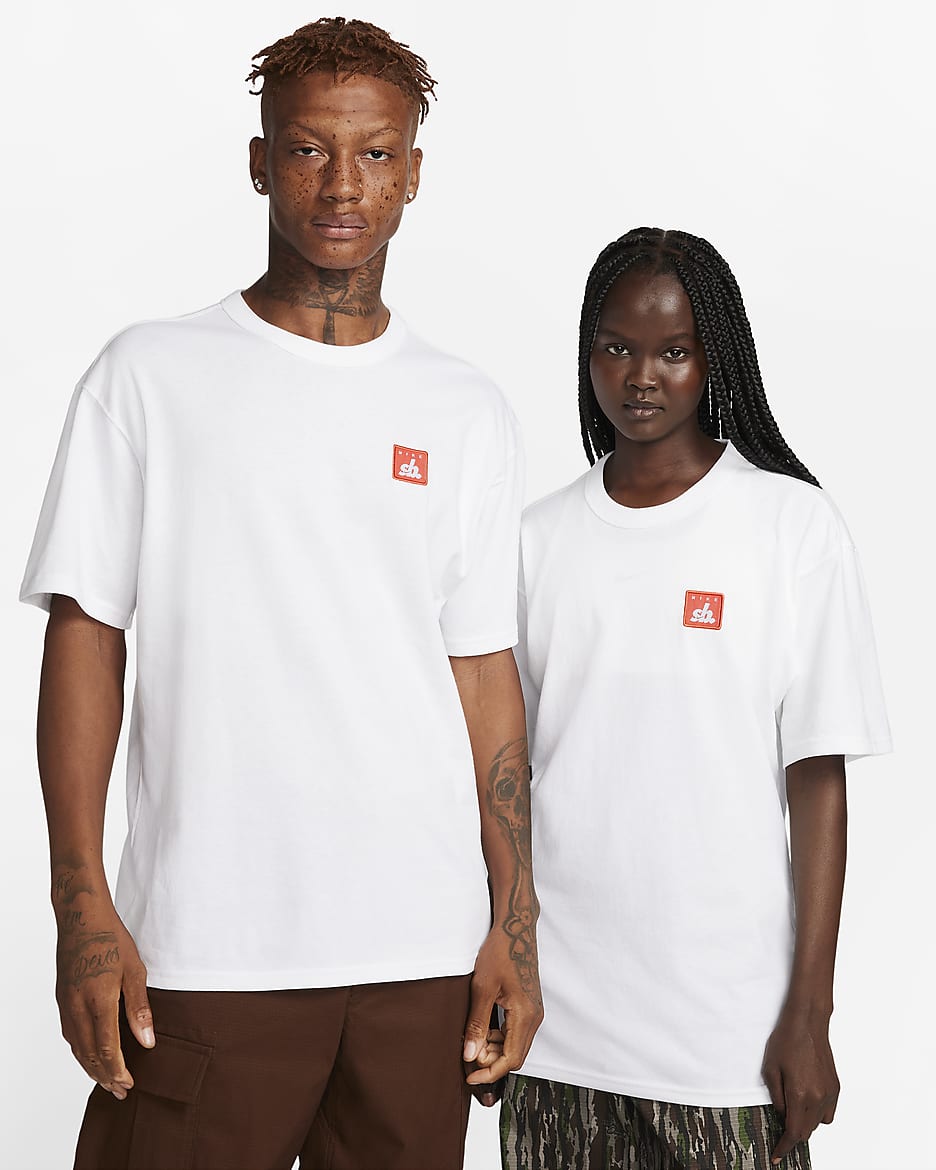 Nike sb shops white shirt